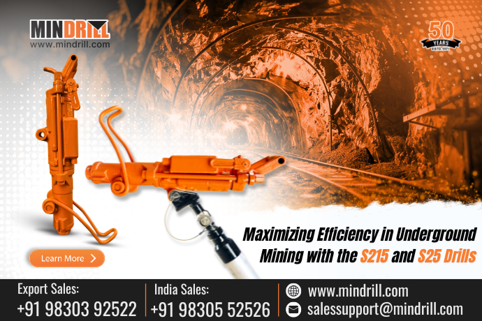 underground mining jackleg drills